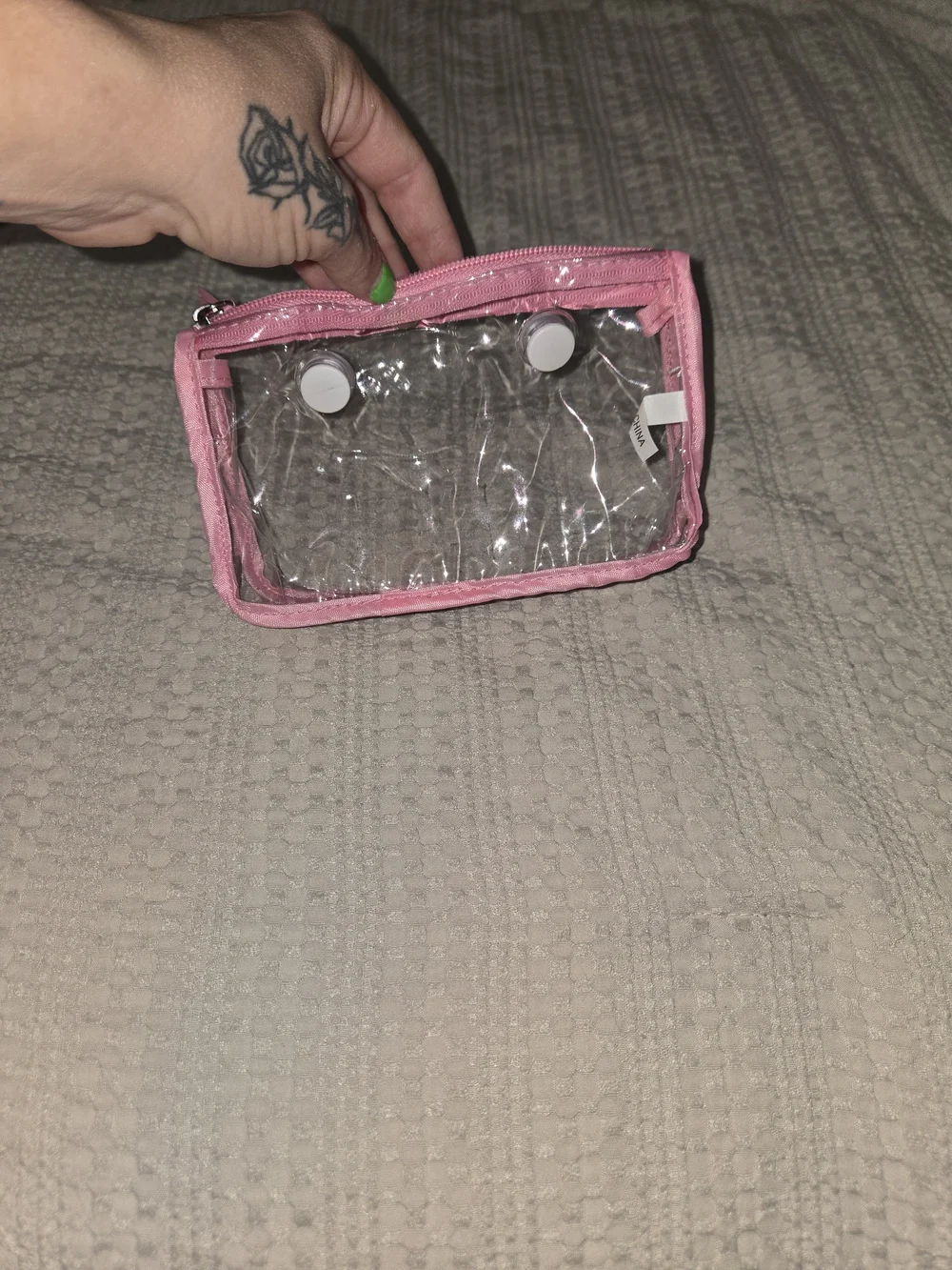 Bogg Bag-Pink Textured Tote Bag
